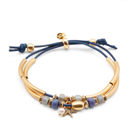 Acai Gold Adjustable Bracelet