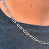 The Bennett Men's Figaro Chain – Stainless Steel