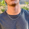 The Hayes Men's Rolo Chain – 3.5mm Stainless Steel
