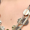 Vesper Layers Necklace – Choose Your Leather Color