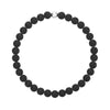Men's Black Onyx Bracelet w Sterling Silver Bead