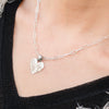 Amore Necklace with Heart in Silver