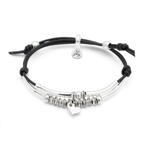 Bounty Adjustable Bracelet with Heart Charm