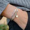 Bounty Adjustable Bracelet with Heart Charm
