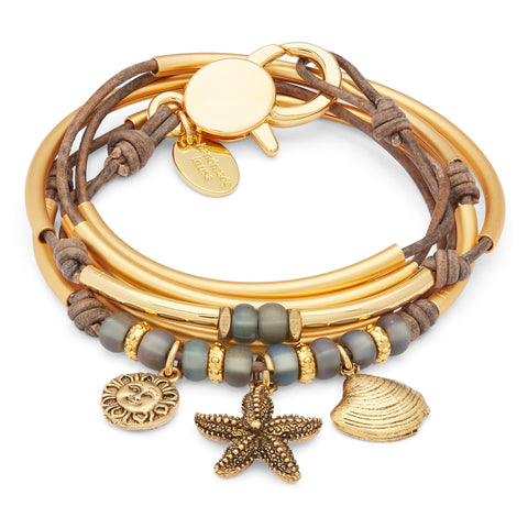 By the Sea Gold with Three Charms