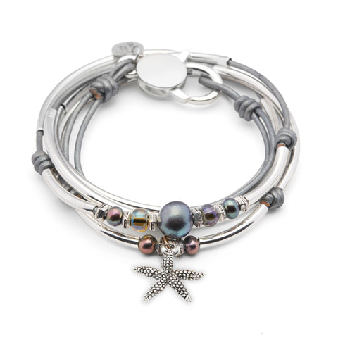 Capri Silver with Slim Starfish