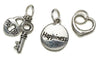 Happiness Silver Trio Charm Set