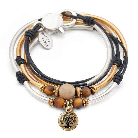 Leopard with Gold Tree of Life
