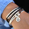 Round Paw Charm silver as shown on the Girlfriend Wrap (sold separately)