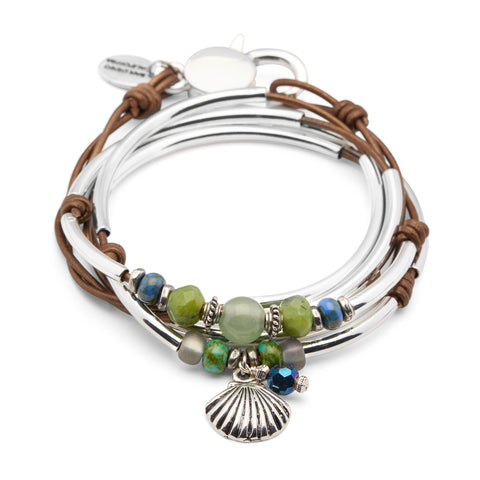 Seagrass Silver with Shell and Dangler