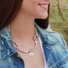 April w Tree of Life charm shown as a necklace