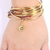 Round Paw Charm Gold