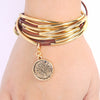 Stamped Tree Pendant Goldplate