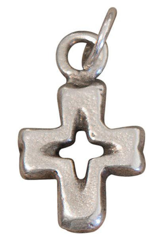 Open Cross Charm