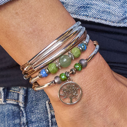 Seagrass Silver with Open Tree of Life