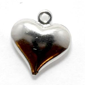 Lizzy James Silver Heart Charm